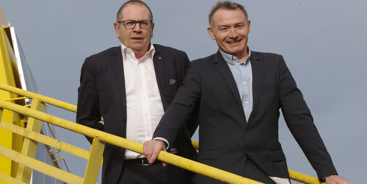 Jean-Luc Longeroche et Philippe Magaldi, cofondateursGeps Techno, énergie des vagues, houle, électricité, Mecasoud,