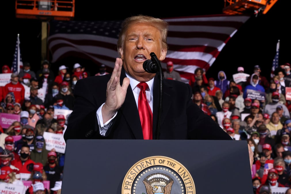 Usa 2020: trump, en pennsylvanie, critique le programme environnemental de biden