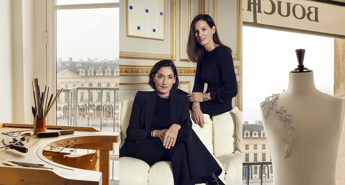 Hélène Poulit-Duquesne et Claire Choisne, directrice et directrice des créations de la maison Boucheron.