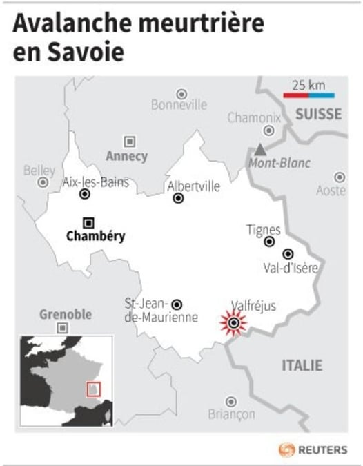 Avalanche meurtriere en savoie