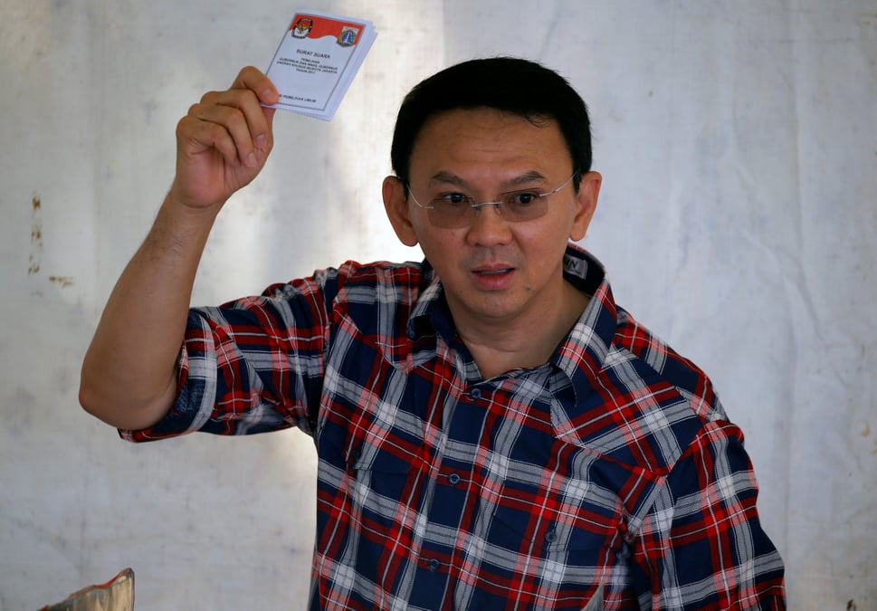 Le gouverneur sortant de djakarta en ballottage