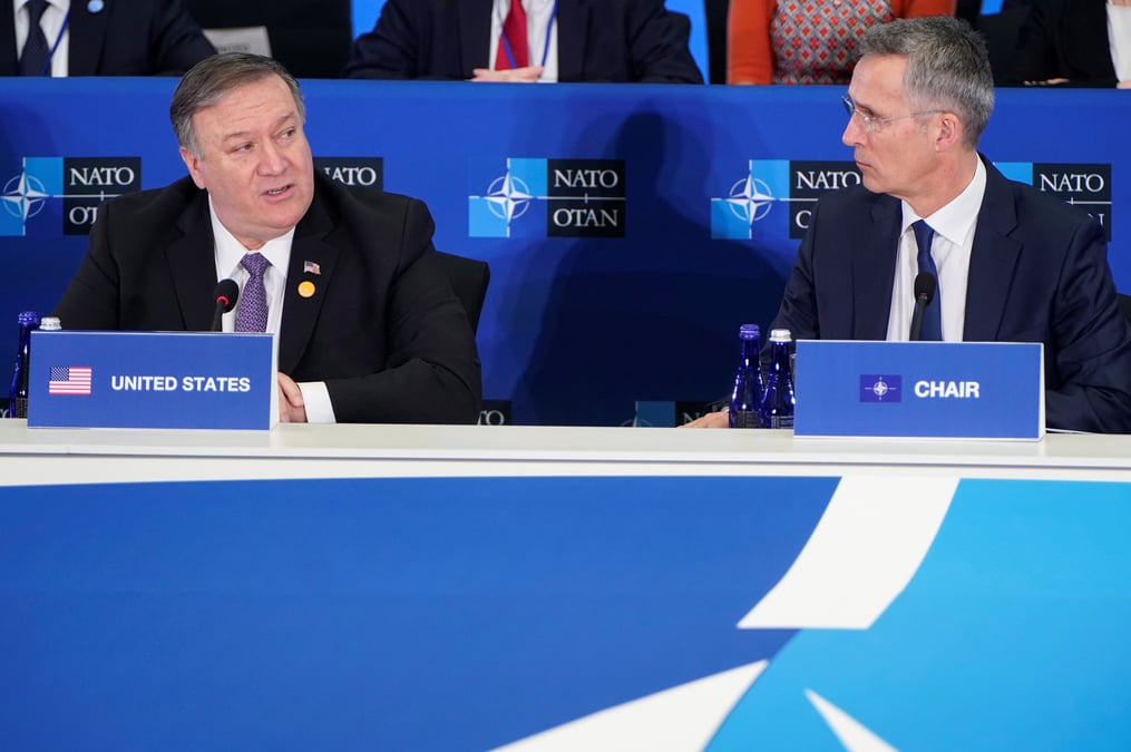 Mike pompeo appelle l'otan a s'adapter aux nouvelles menaces
