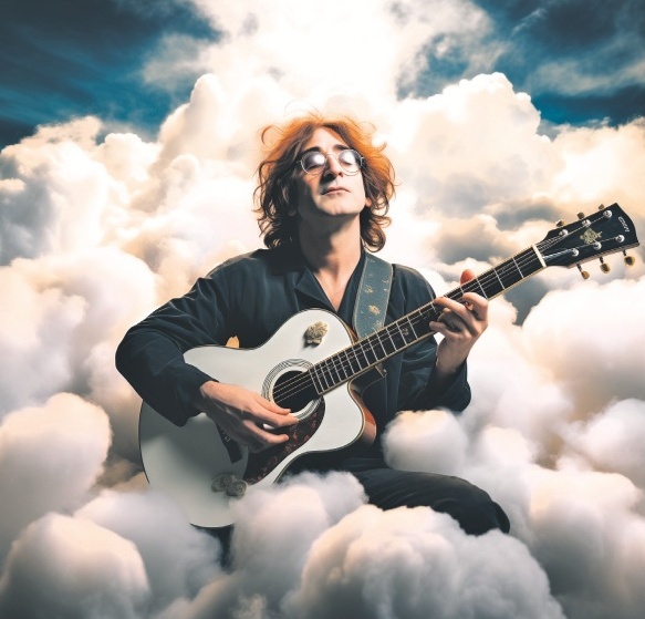 Faux portrait de John Lennon par l'IA MidJourney.