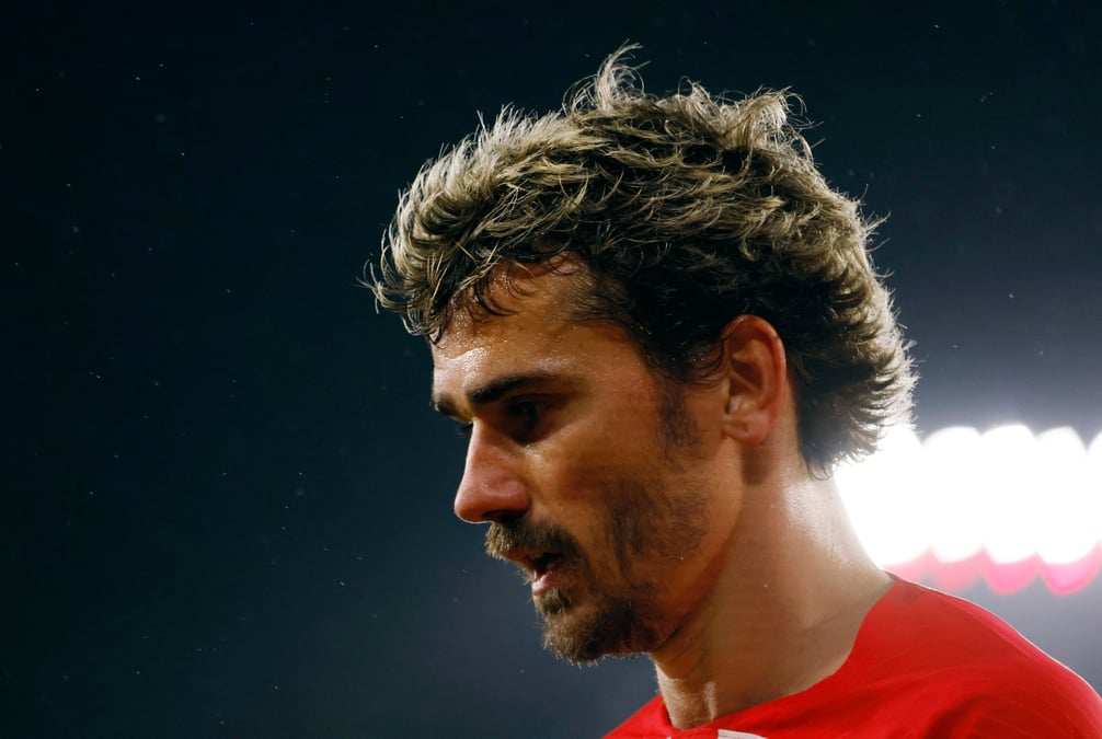 Antoine griezmann, attaquant du club de l'atletico de madrid