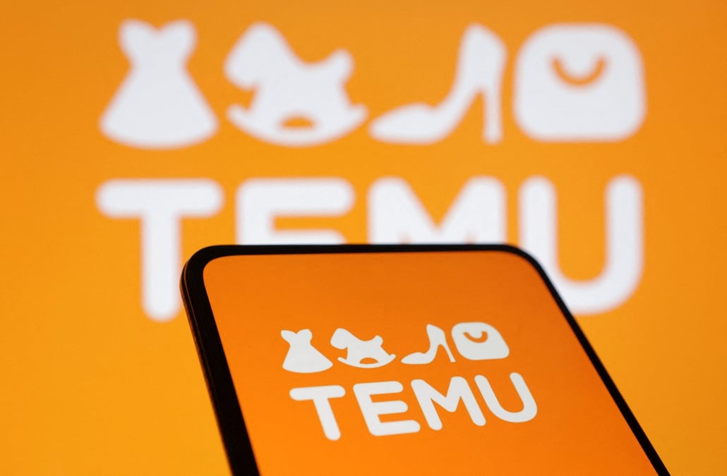 Le logo de temu est visible dans cette illustration