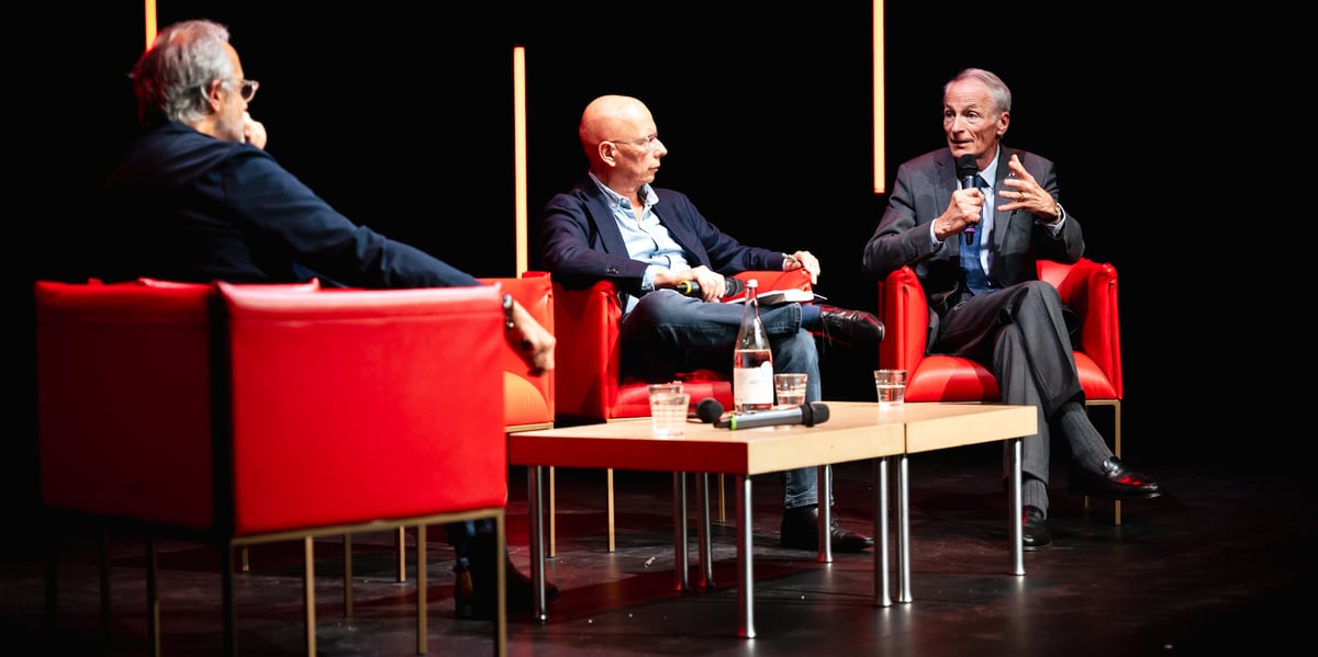 Parmi les intervenants, Jean-Dominique Senard, président du conseil d'administration de Renault Group, et Frédéric Worms, philosophe et directeur général de l'ENS.