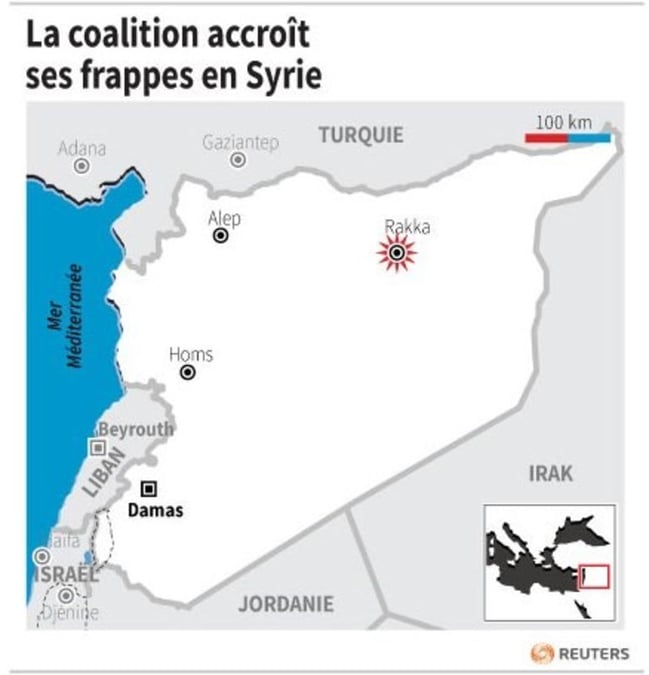 La coalition accroit ses frappes en syrie