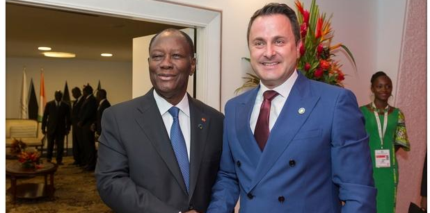 Ouattara Bettel Côte d'Ivoire Luxembourg