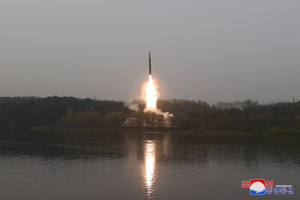 Le lancement d'un missile hwasong-18