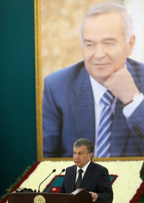 Chavkat mirzioiev, president ouzbek par interim