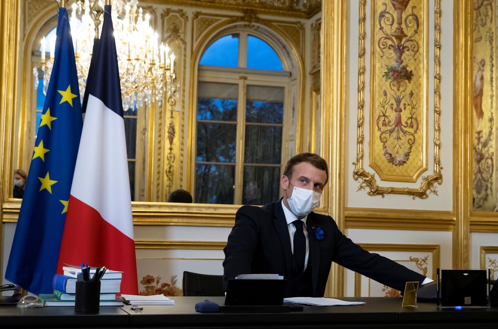 Premier entretien telephonique entre macron et biden, dit l'elysee