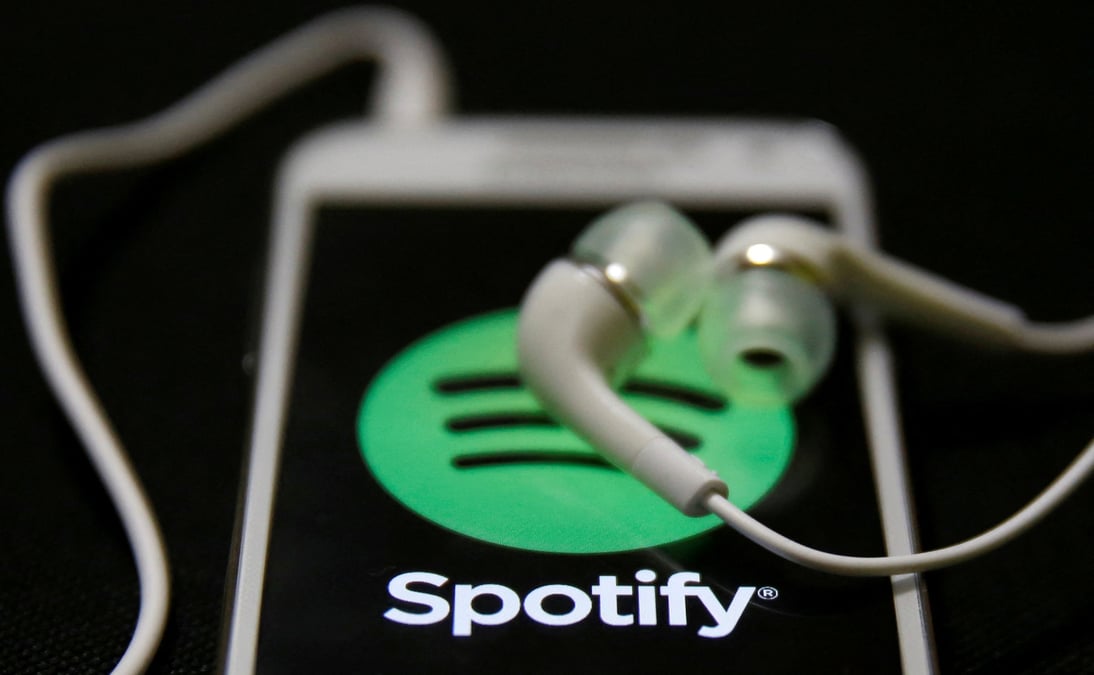 Photo d'archives du logo de spotify