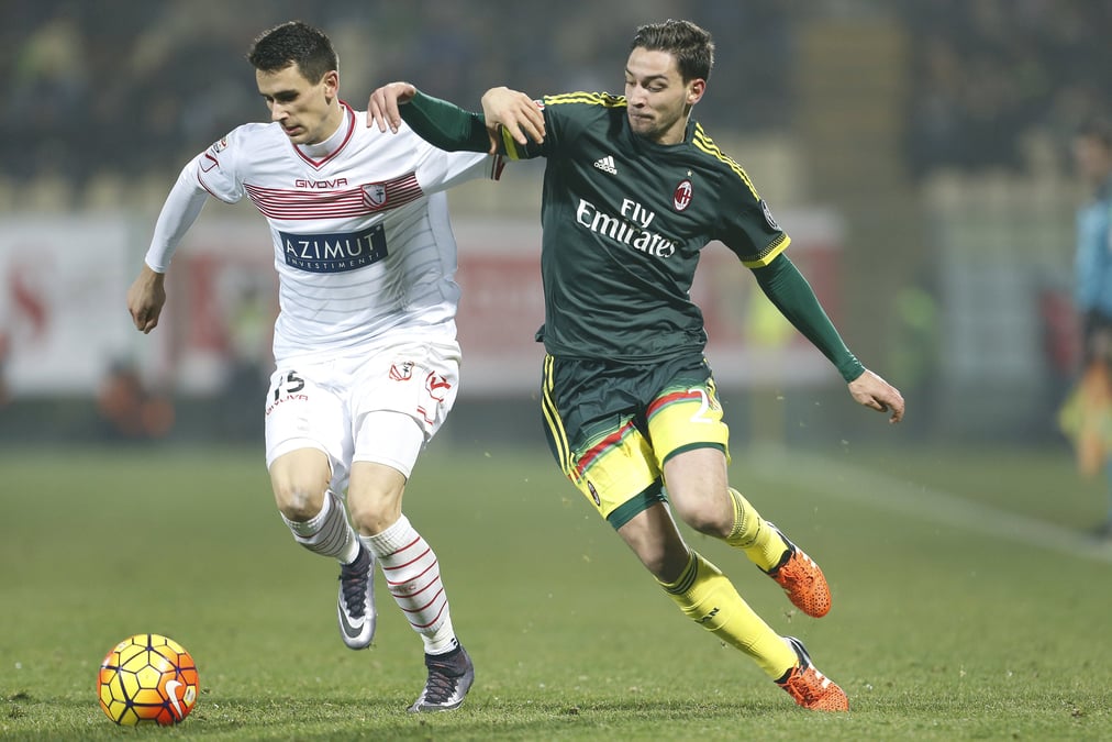 Milan pietine face a carpi