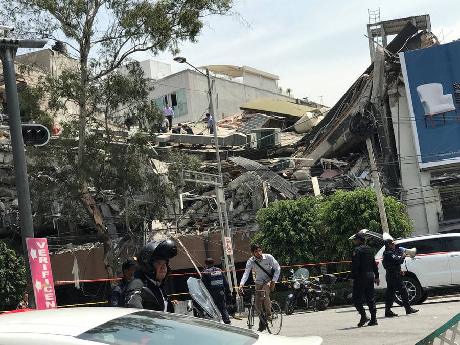 Violent seisme dans le sud du mexique