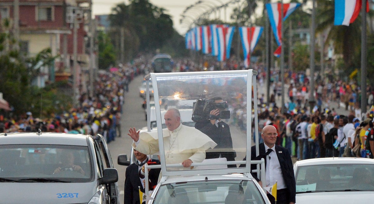 Le pape a la havane