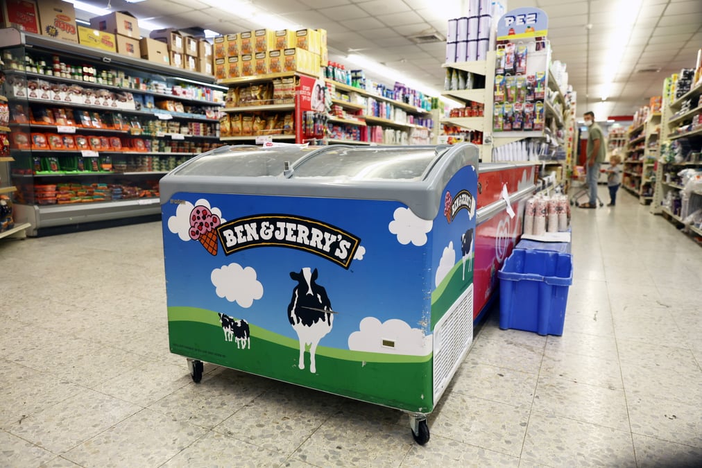 Israel menace unilever de "graves consequences" sur ben & jerry's
