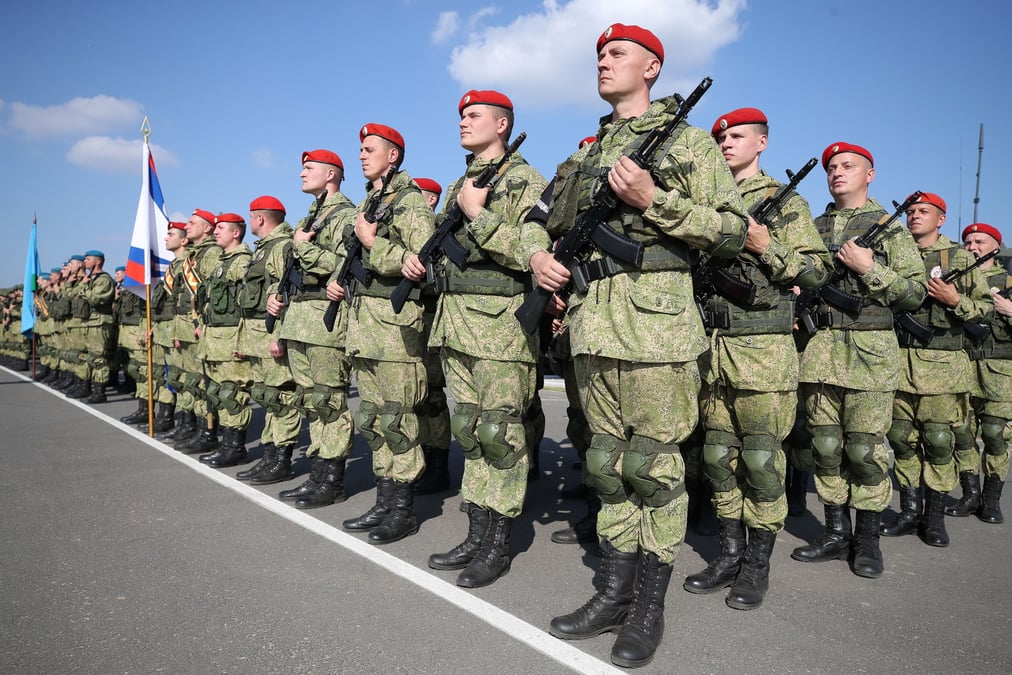 Des robots combattants russes utilises lors des exercices "zapad-2021"