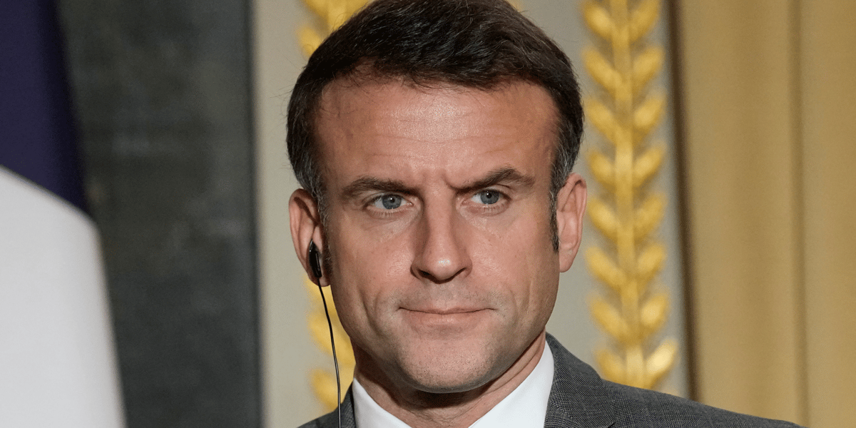 Le president francais macron a paris
