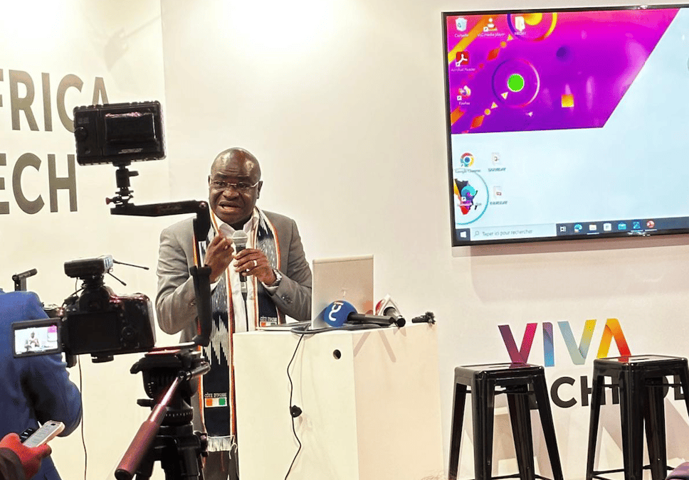 Présent à Vivatech, Ibrahim Kalil Konaté, ministre de Transition numérique et de la digitalisation, a accompagné une délégation de startups ivoiriennes