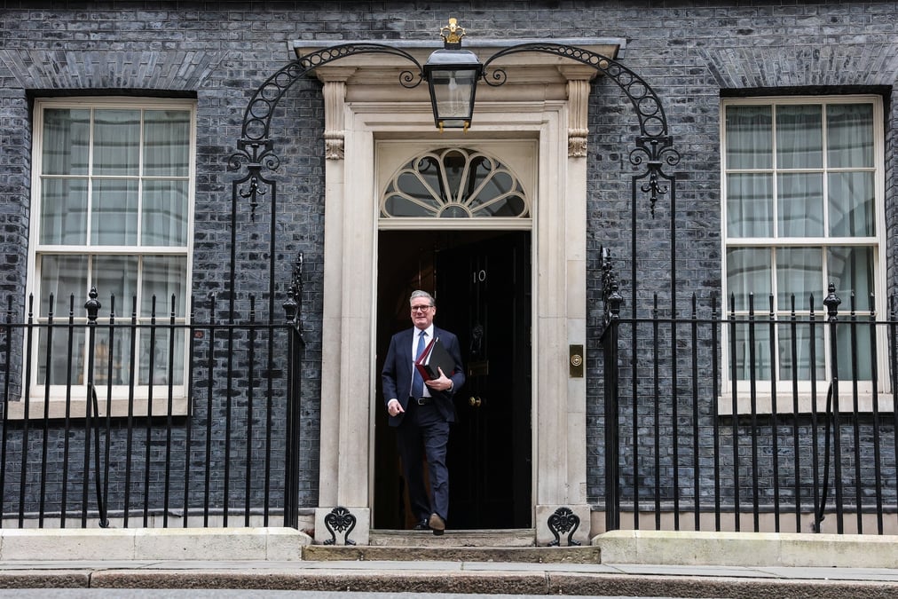 Le Premier ministre Keir Starmer, au 10 Downing Street à Londres.