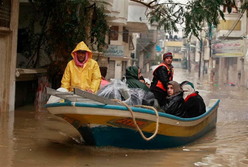 La bande de Gaza victime de graves inondations