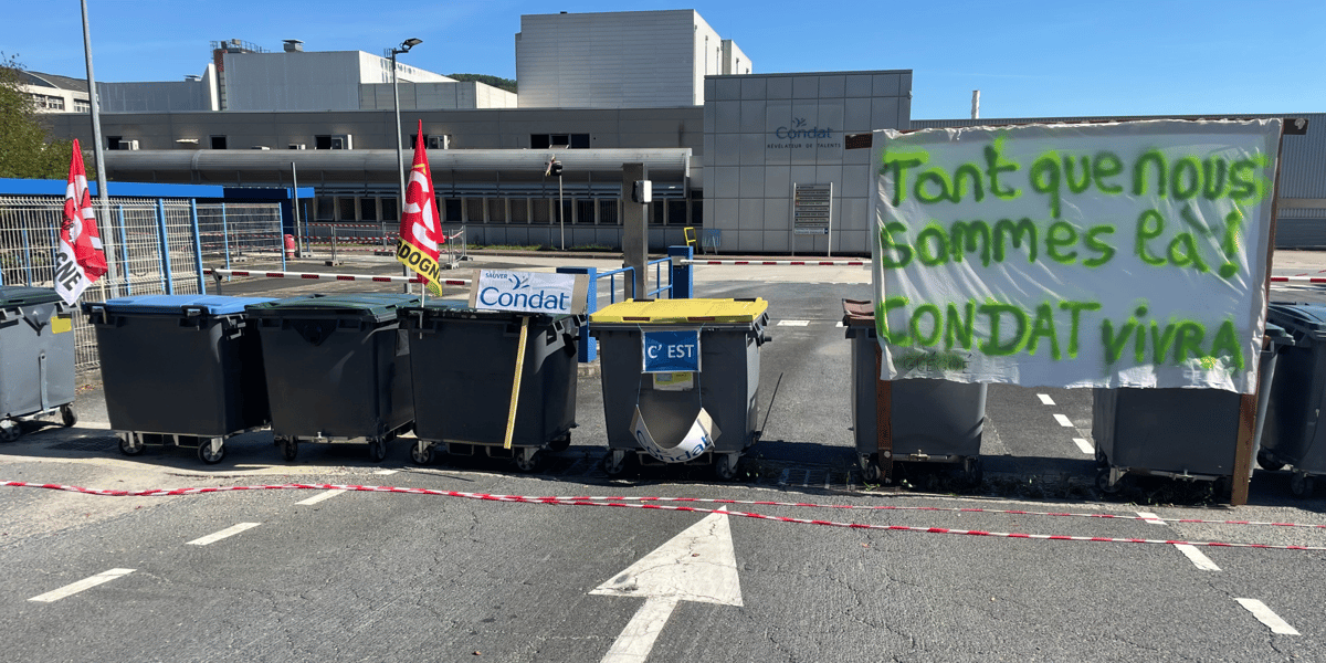 Le blocage des Papeteries Condat en Dordogne, à l'arrêt depuis fin août, a été levé mercredi 13 septembre.