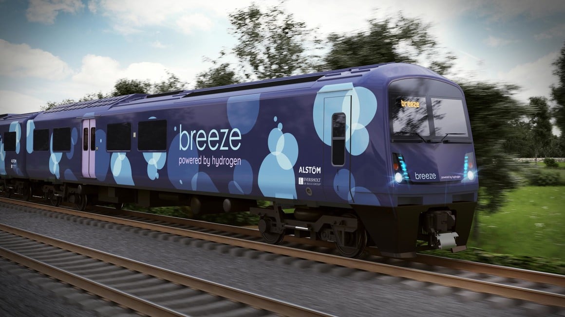 Alstom développe son train à hydrogène à Tarbes.