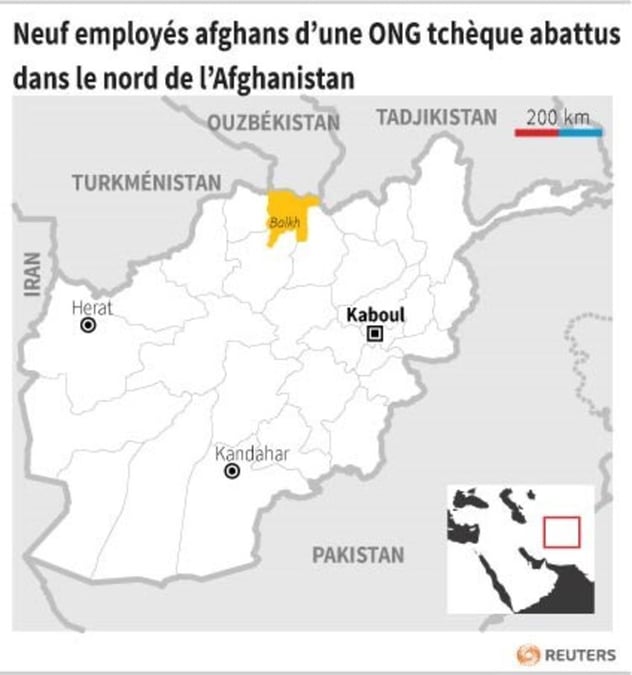 Neuf employes afghans d’une ong tcheque abattus dans le nord de l’afghanistan