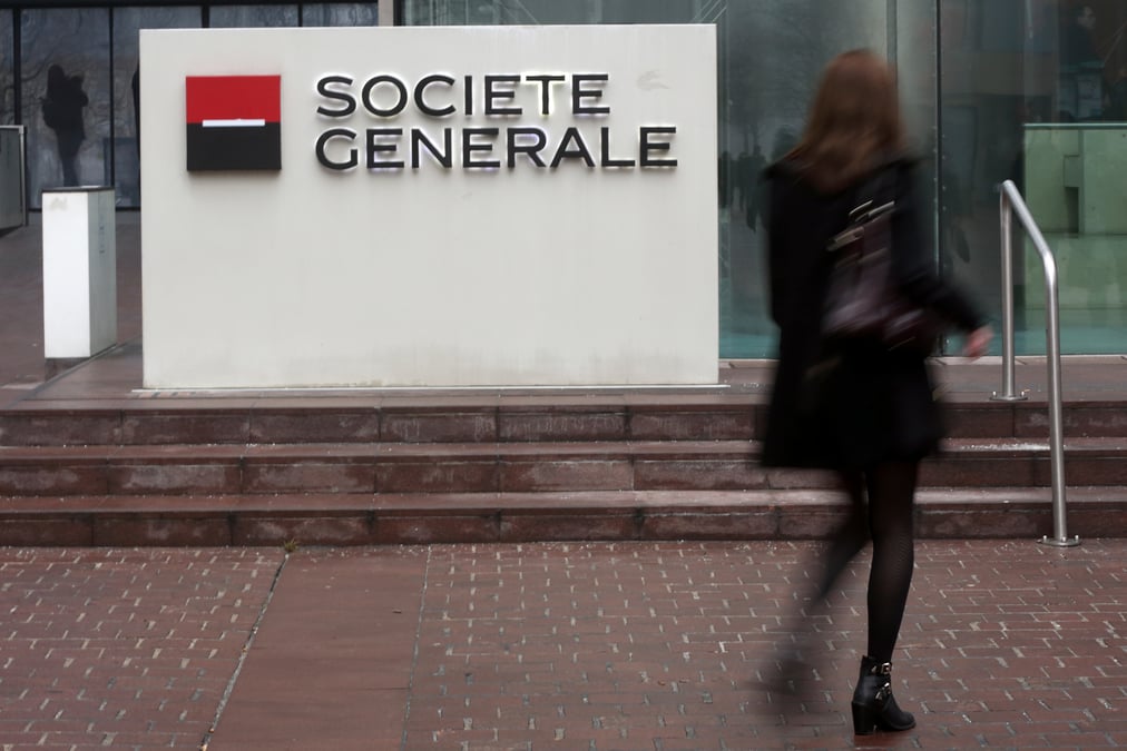 La socgen a provisionne environ 1,2 milliard d'euros pour son litige americain