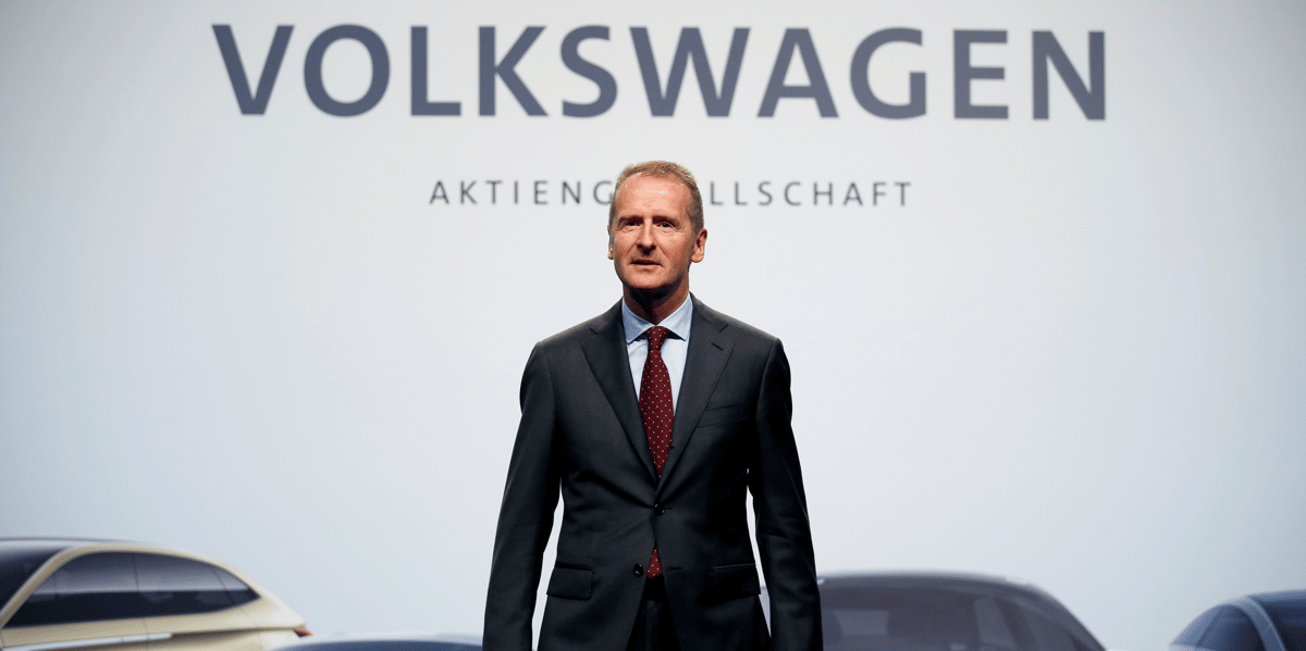 Herbert Diess, Volkswagen, e-golf, électrique, automobile,