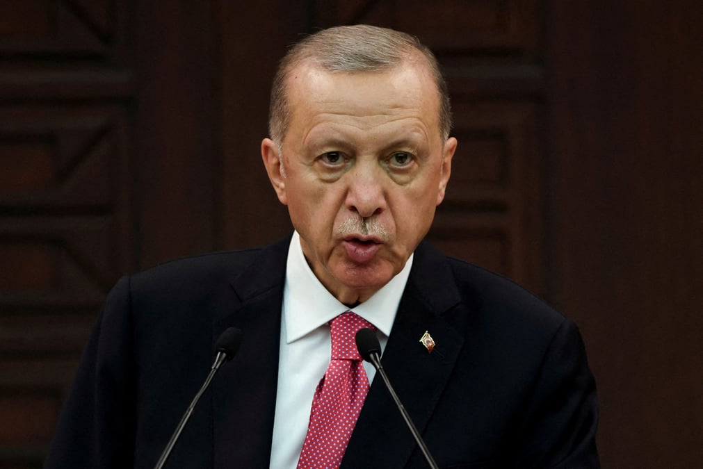 Le president turc recep tayyip erdogan