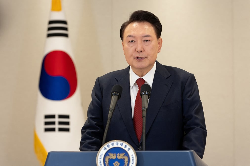 Le president sud-coreen yoon suk yeol
