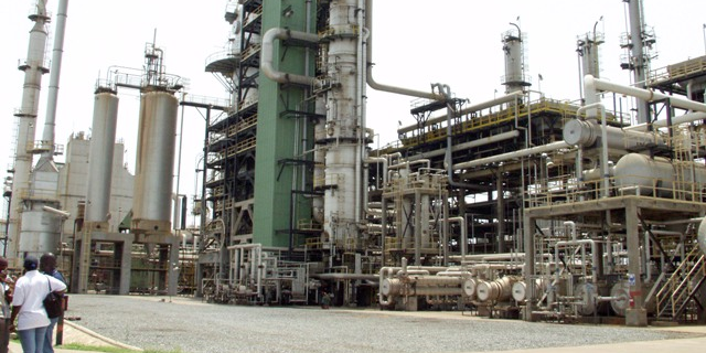 Raffinerie pétrole Tema Ghana