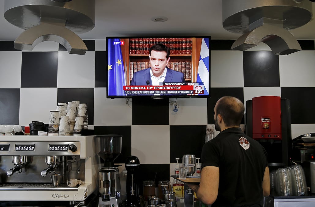 Alexis tsipras appelle a voter "non" au referendum