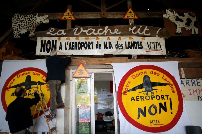 Eelv soutient les opposants au projet d'aeroport a notre-dame-des-landes