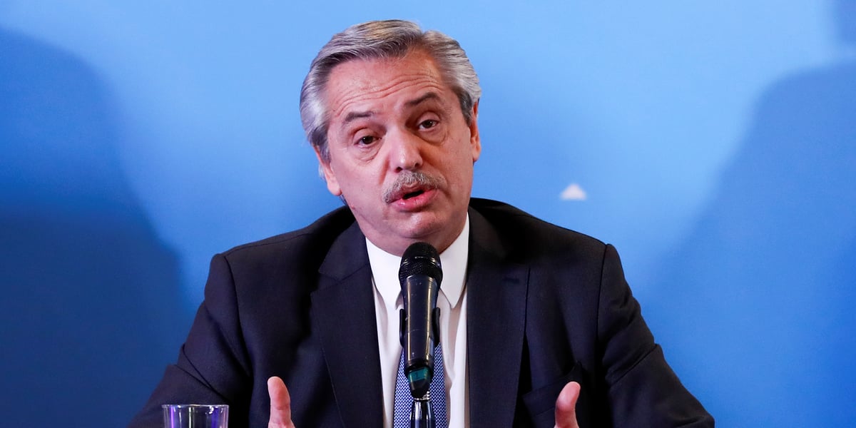 Alberto Fernandez (en photo) est arrivé au pouvoir en pleine crise économique.