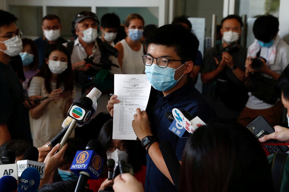 Hong kong: le militant joshua wong candidat aux legislatives
