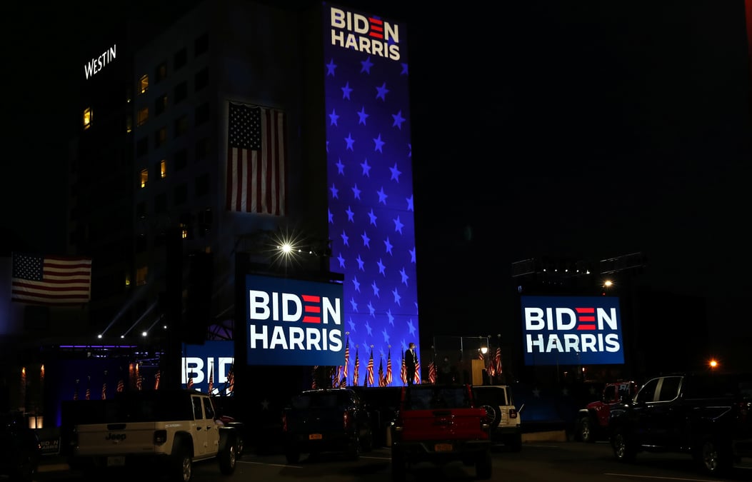 Usa 2020: biden passe en tete en pennsylvanie, selon edison research