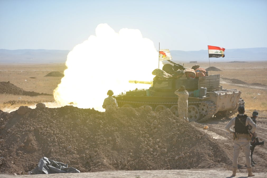 Des unites irakiennes penetrent dans la ville de tal afar