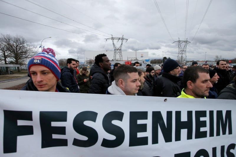 Edf: greve a fessenheim, baisse de production possible