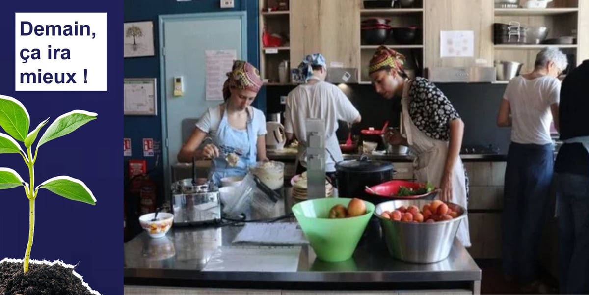 Plus de chocolat, ni d'huile d'olive : le coût de l'alimentation ne doit pas dépasser 4 euros par repas aux Petites Cantines d'Oullins (Rhône).