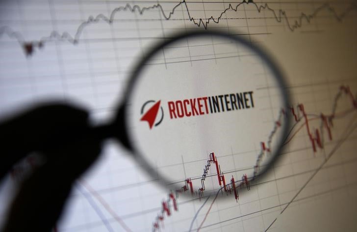 The logo of of rocket internet, a german venture capital group is pictured in illustration photo in sarajevo