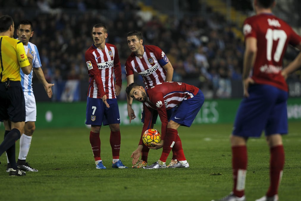 L'atletico rate la marche a malaga