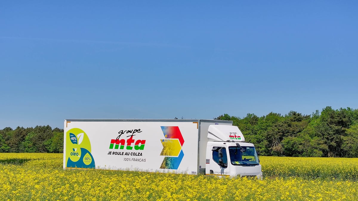 Cette année, 77 camions seront alimentés au B100 chez le groupe MTA (Loire-Atlantique).