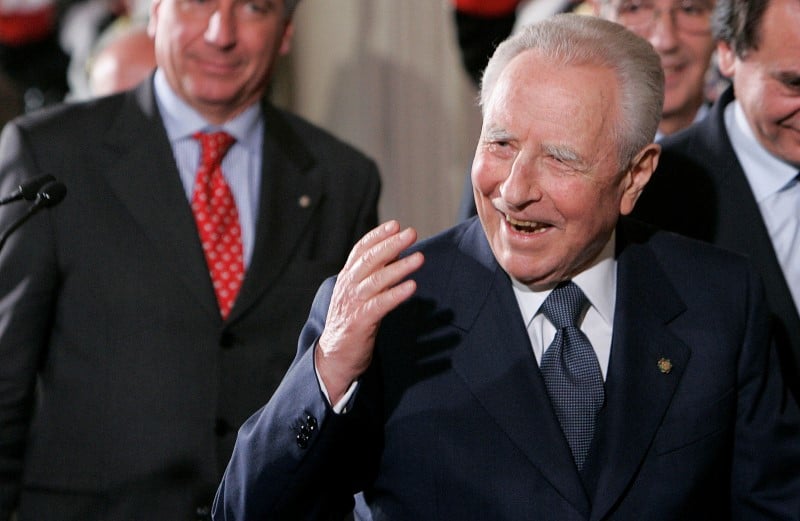 Mort de l'ancien president italien carlo azeglio ciampi