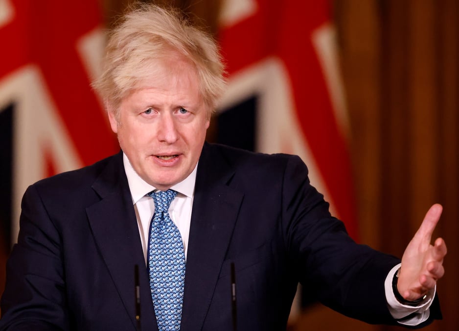 La grande-bretagne espere vacciner des dizaines de millions de personnes en trois mois, declare johnson