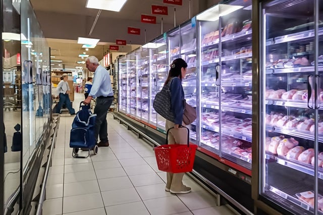 La consommation alimentaire a de nouveau baissé en mars.
