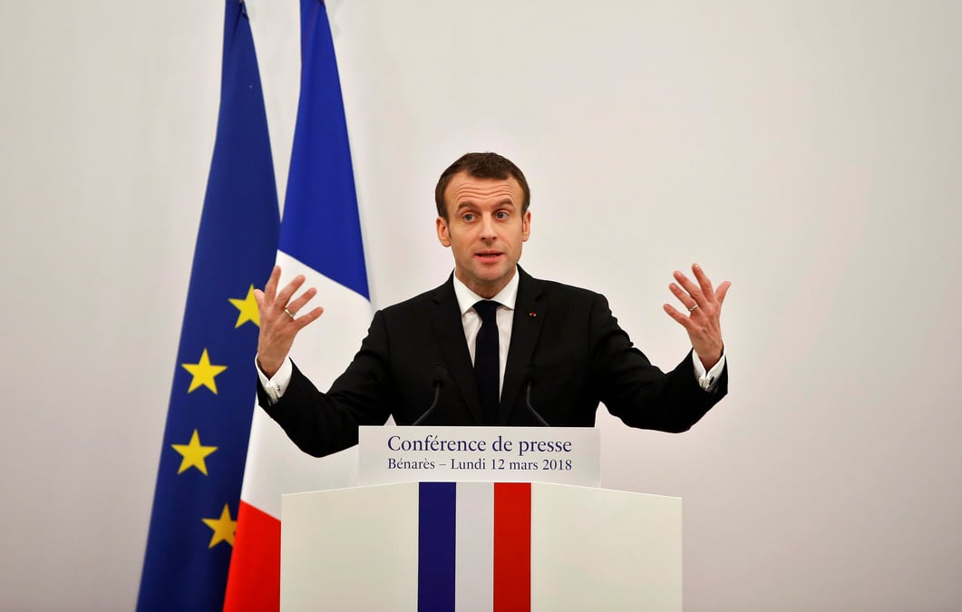 Inde: macron dit sa confiance pour les epr et l'avenir des rafale