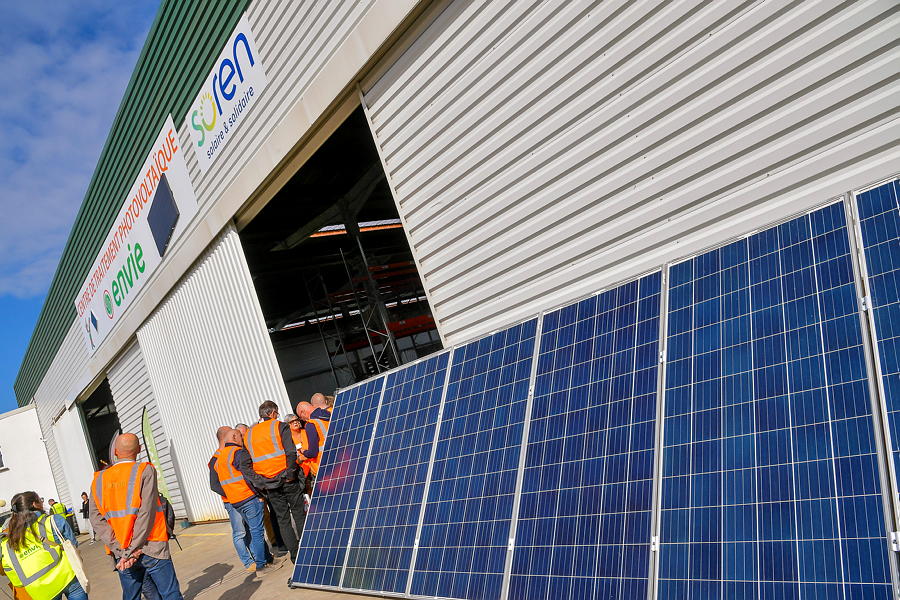 L'usine de traitement des panneaux photovoltaïques avait été inaugurée en septembre 2022 à Saint-Loubès.