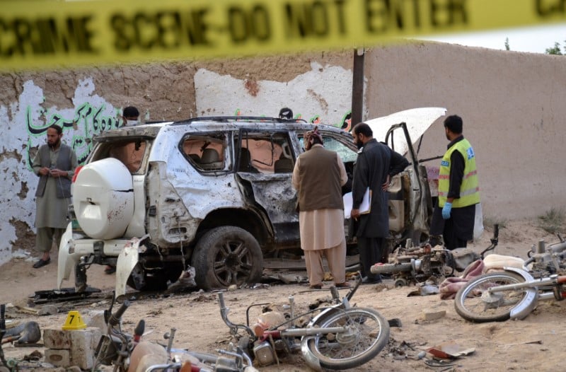 Attentat au pakistan contre le convoi du vice-president du senat